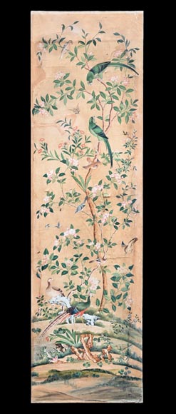 Five wallpaper panels, China, 18th century Five wallpaper panels, China, 18th century-1
