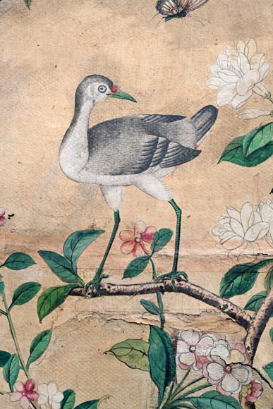 Five wallpaper panels, China, 18th century Five wallpaper panels, China, 18th century-8