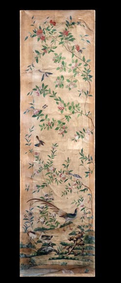 Five wallpaper panels, China, 18th century Five wallpaper panels, China, 18th century-13