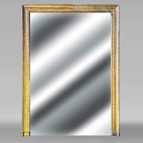 Restoration period trumeau with floral motif