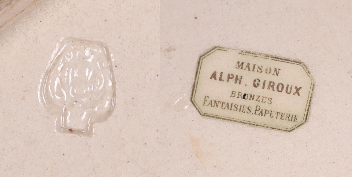 MAISON Alphonse Giroux – Japonisant decorative porcelain dish MAISON Alphonse Giroux – Japonisant decorative porcelain dish-7