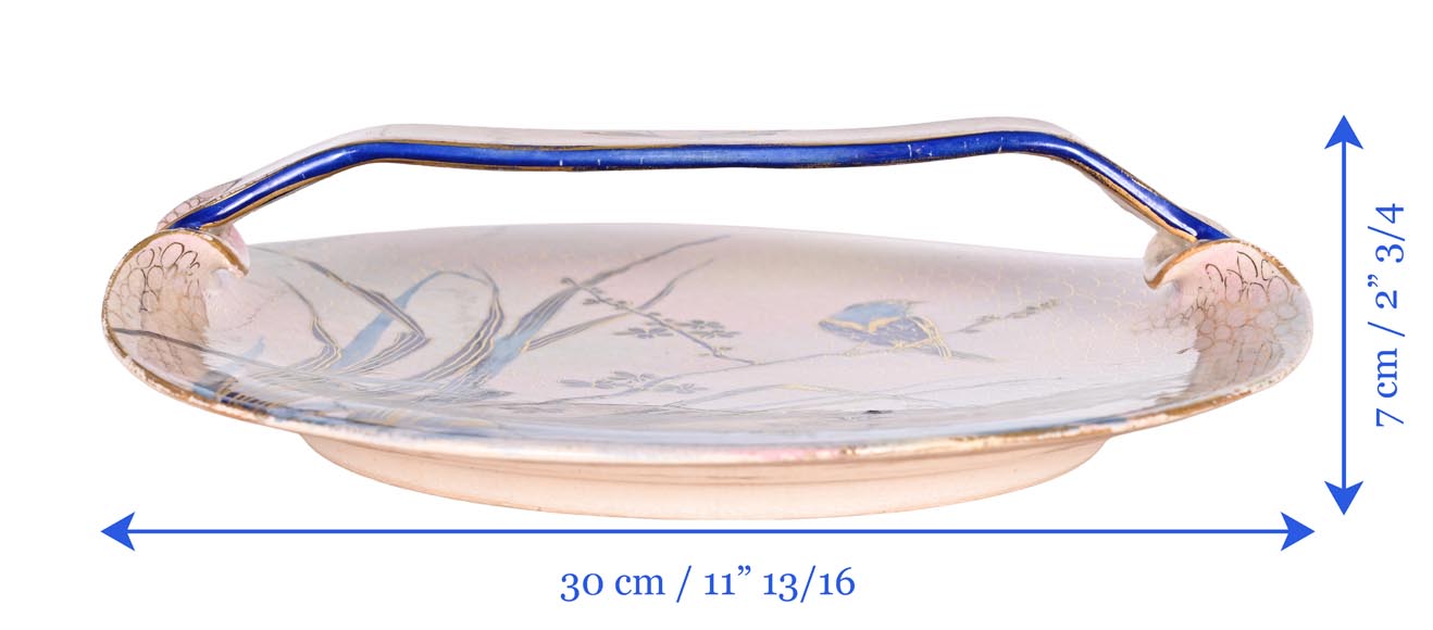 MAISON Alphonse Giroux – Japonisant decorative porcelain dish MAISON Alphonse Giroux – Japonisant decorative porcelain dish-8