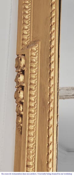 Louis XVI style trumeau enhanced with gold paint Louis XVI style trumeau enhanced with gold paint-2