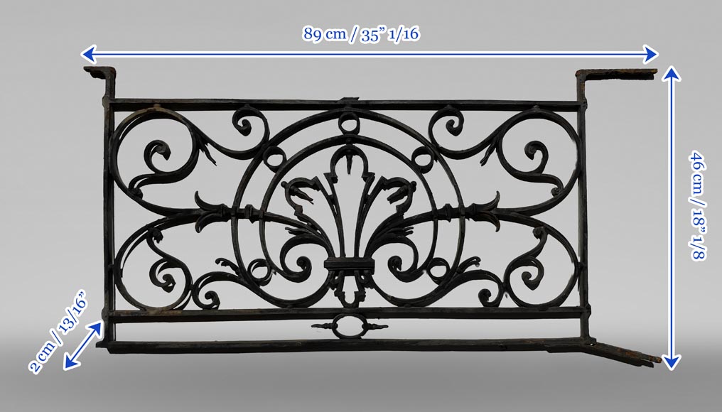 Small wrought iron window guard Small wrought iron window guard-6
