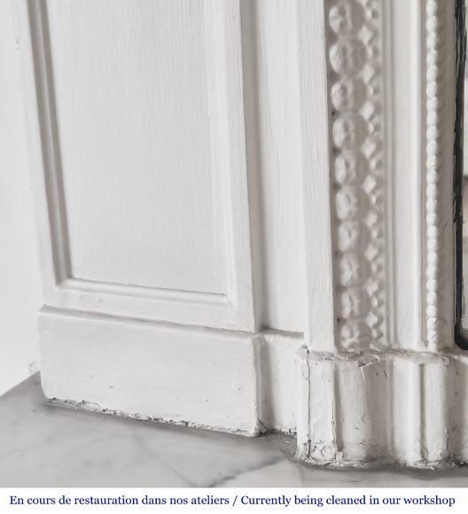 Louis XVI style trumeau decorated with floral garlands Louis XVI style trumeau decorated with floral garlands-5