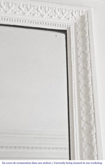 Louis XVI style trumeau decorated with a floral frieze Louis XVI style trumeau decorated with a floral frieze-3