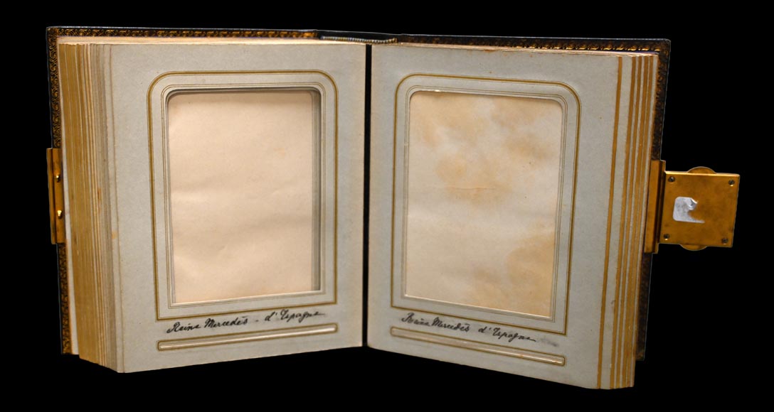 Julien-Nicolas Rivart (1802-1867) – Photo album with porcelain marquetry decoration on leather Julien-Nicolas Rivart (1802-1867) – Photo album with porcelain marquetry decoration on leather-7
