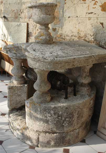 Antique stone well from the 18th century-1