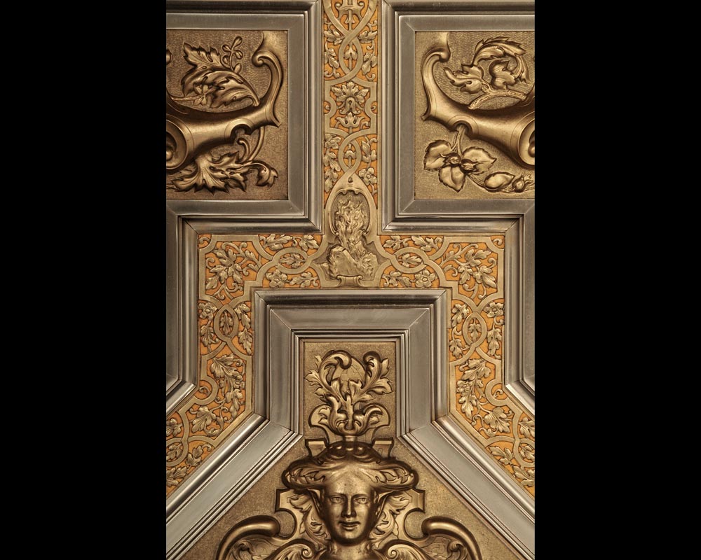 BERGUE Adolphe, An Exceptional Pair of Neo-Renaissance Doors BERGUE Adolphe, An Exceptional Pair of Neo-Renaissance Doors-5