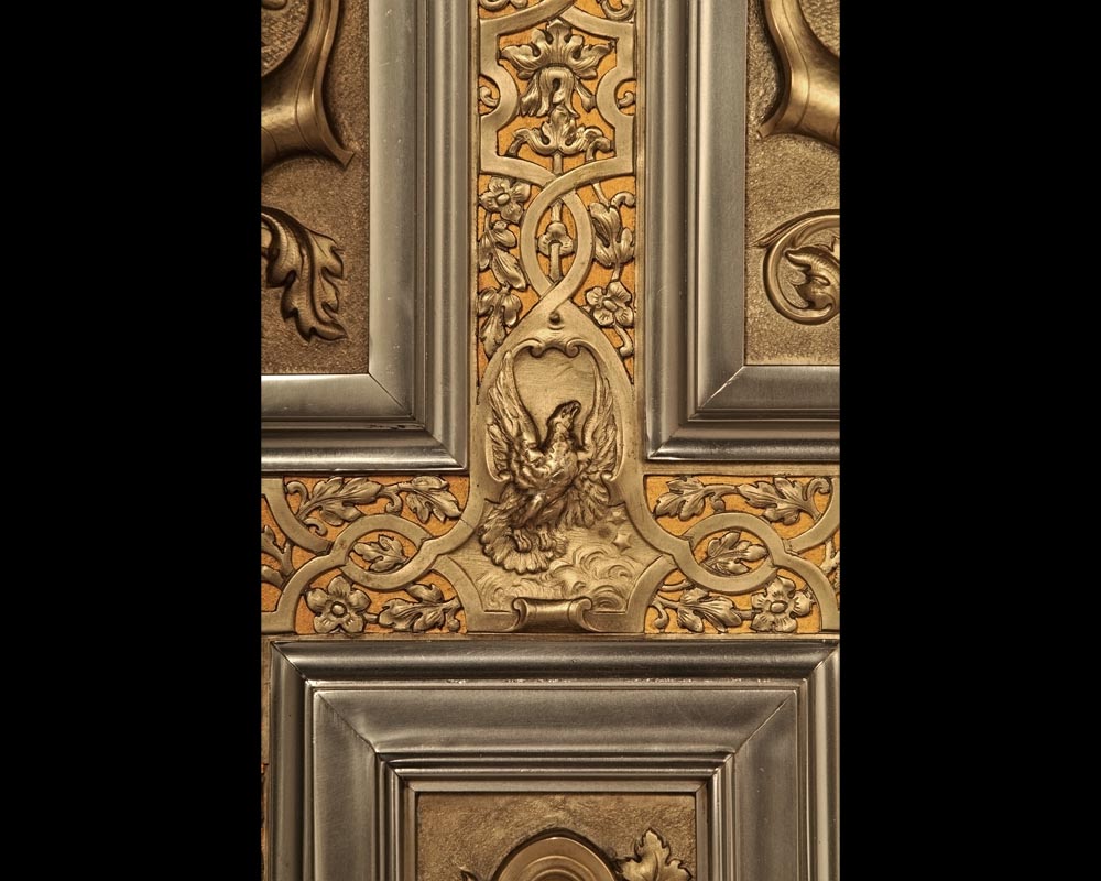 BERGUE Adolphe, An Exceptional Pair of Neo-Renaissance Doors BERGUE Adolphe, An Exceptional Pair of Neo-Renaissance Doors-7