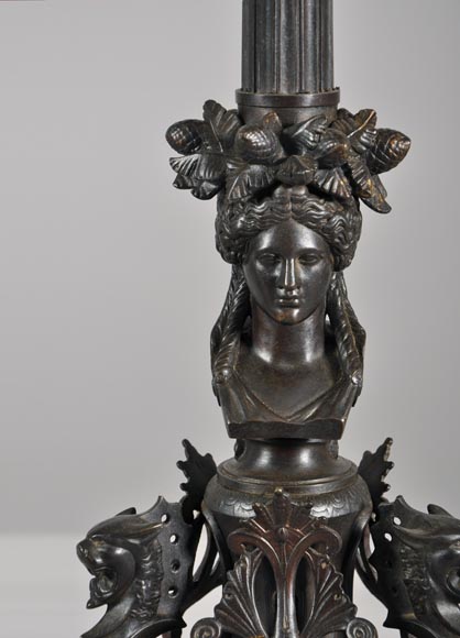 Pair of Candelabras with storks Pair of Candelabras with storks-4