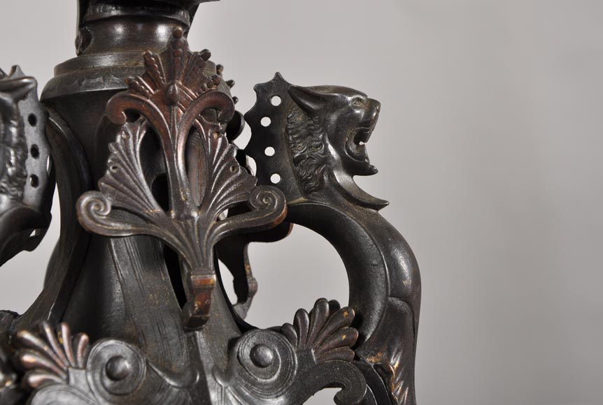 Pair of Candelabras with storks Pair of Candelabras with storks-8