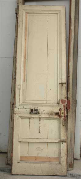 A pair of wooden monumental doors.  A pair of wooden monumental doors. -6