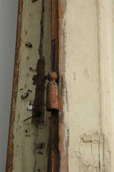 A pair of wooden monumental doors.  A pair of wooden monumental doors. -8