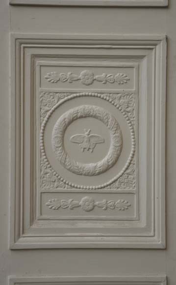 Double neo-classic door based on a drawing by Percier and Fontaine Double neo-classic door based on a drawing by Percier and Fontaine-2