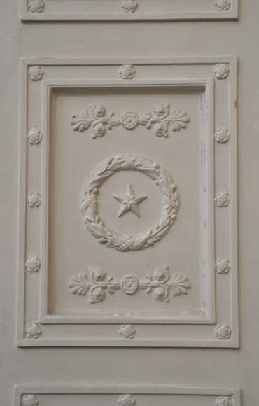 Double neo-classic door based on a drawing by Percier and Fontaine Double neo-classic door based on a drawing by Percier and Fontaine-9