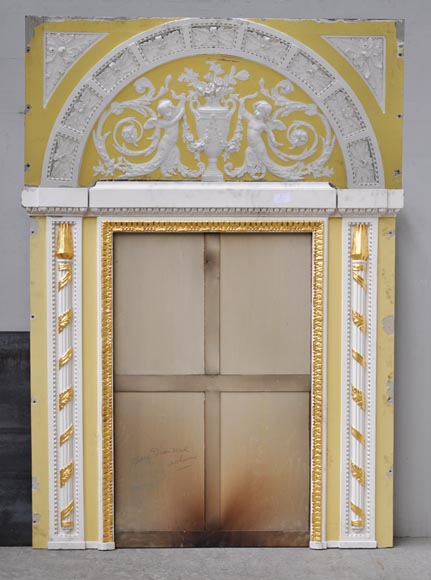 Very beautiful antique Louis XVI style paneled room coming from the Hotel de Crillon, Paris Very beautiful antique Louis XVI style paneled room coming from the Hotel de Crillon, Paris-19