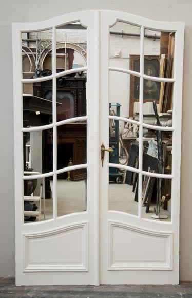 One interior double doors with mirrors One interior double doors with mirrors-0