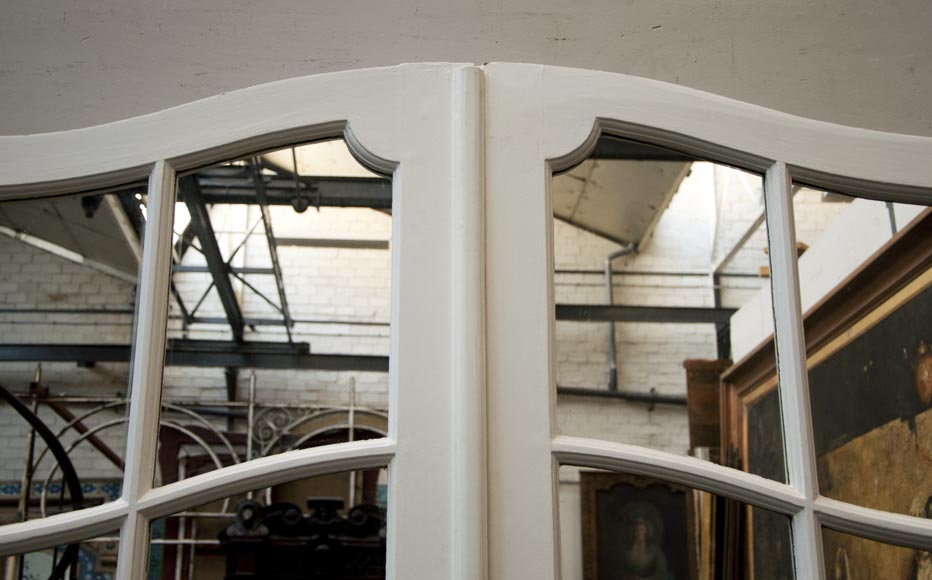 One interior double doors with mirrors One interior double doors with mirrors-1