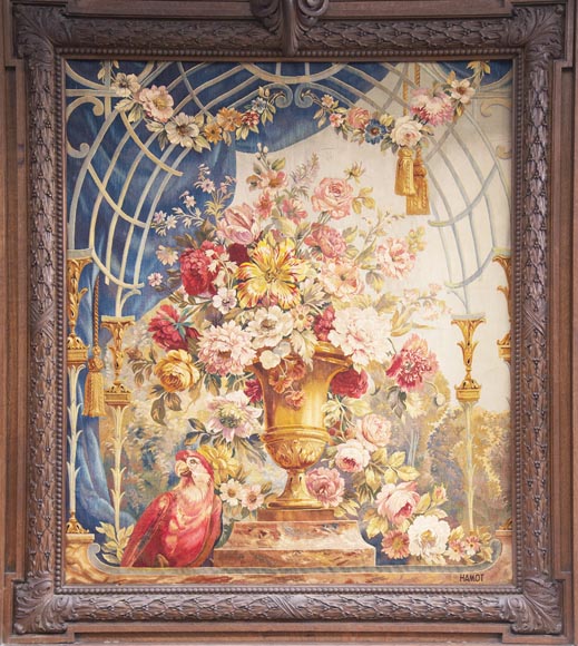 Exceptional antique oak wood fireplace made after the model of the fireplace in the Hercules Salon in Versailles Palace Exceptional antique oak wood fireplace made after the model of the fireplace in the Hercules Salon in Versailles Palace-17