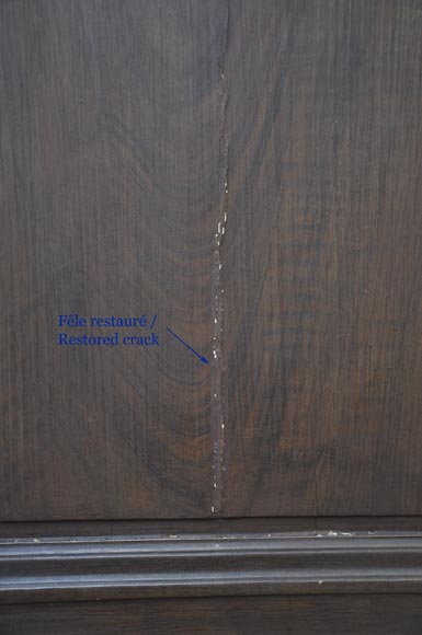 Antique double door with painted floral decor Antique double door with painted floral decor-10