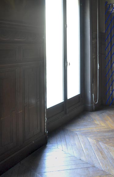 Set of oak carved panels with vitruvian scroll Set of oak carved panels with vitruvian scroll-5