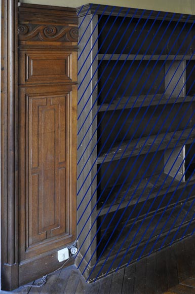 Set of oak carved panels with vitruvian scroll Set of oak carved panels with vitruvian scroll-6