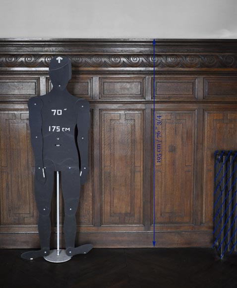 Set of oak carved panels with vitruvian scroll Set of oak carved panels with vitruvian scroll-8