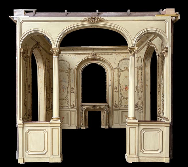 Panelled room with fine chinoiserie decoration from the Villa Les Cèdres,  King Leopold II’s residence  in Saint-Jean-Cap-Ferrat, Côte d’Azur Panelled room with fine chinoiserie decoration from the Villa Les Cèdres,  King Leopold II’s residence  in Saint-Jean-Cap-Ferrat, Côte d’Azur-2