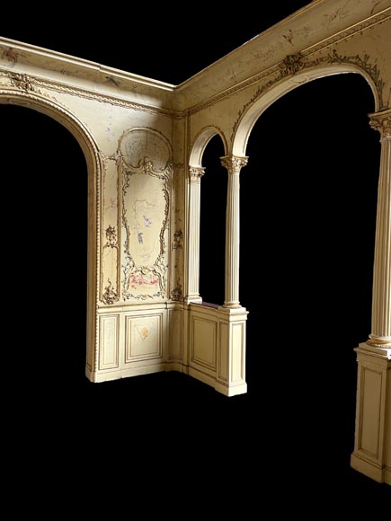 Panelled room with fine chinoiserie decoration from the Villa Les Cèdres,  King Leopold II’s residence  in Saint-Jean-Cap-Ferrat, Côte d’Azur Panelled room with fine chinoiserie decoration from the Villa Les Cèdres,  King Leopold II’s residence  in Saint-Jean-Cap-Ferrat, Côte d’Azur-6