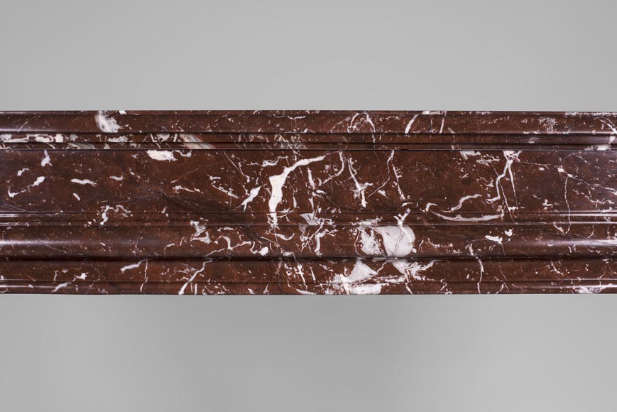 Antique Regence period fireplace in Red from the North marble Antique Regence period fireplace in Red from the North marble-1