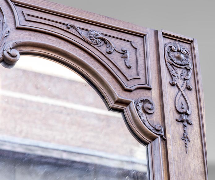 BARDIE Armand (cabinetmaker) - An antique Napoleon III style fireplace with its overmantel BARDIE Armand (cabinetmaker) - An antique Napoleon III style fireplace with its overmantel-3