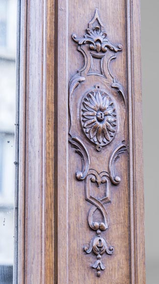 BARDIE Armand (cabinetmaker) - An antique Napoleon III style fireplace with its overmantel BARDIE Armand (cabinetmaker) - An antique Napoleon III style fireplace with its overmantel-4
