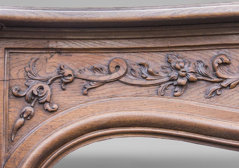 BARDIE Armand (cabinetmaker) - An antique Napoleon III style fireplace with its overmantel BARDIE Armand (cabinetmaker) - An antique Napoleon III style fireplace with its overmantel-10