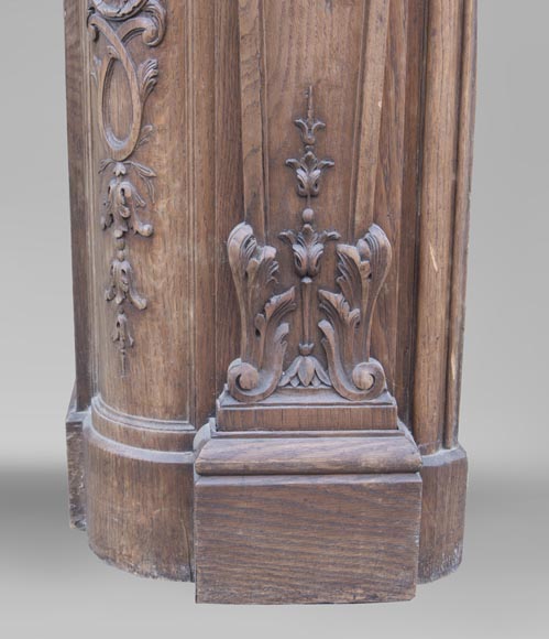 BARDIE Armand (cabinetmaker) - An antique Napoleon III style fireplace with its overmantel BARDIE Armand (cabinetmaker) - An antique Napoleon III style fireplace with its overmantel-13