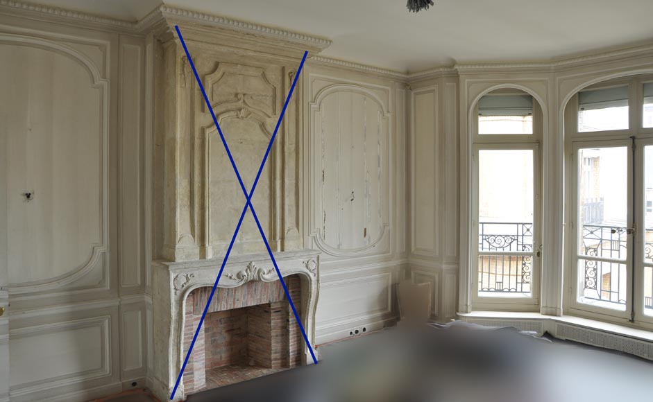 Antique paneled room Antique paneled room-9