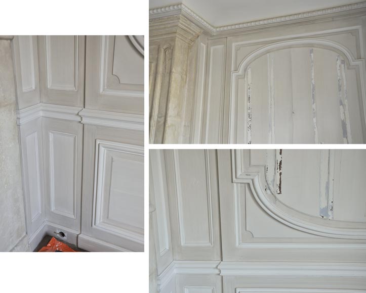 Antique paneled room Antique paneled room-11