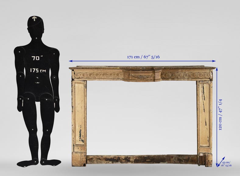 Set of Louis XVI period woodwork elements Set of Louis XVI period woodwork elements-7