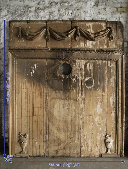 Set of Louis XVI period woodwork elements Set of Louis XVI period woodwork elements-8