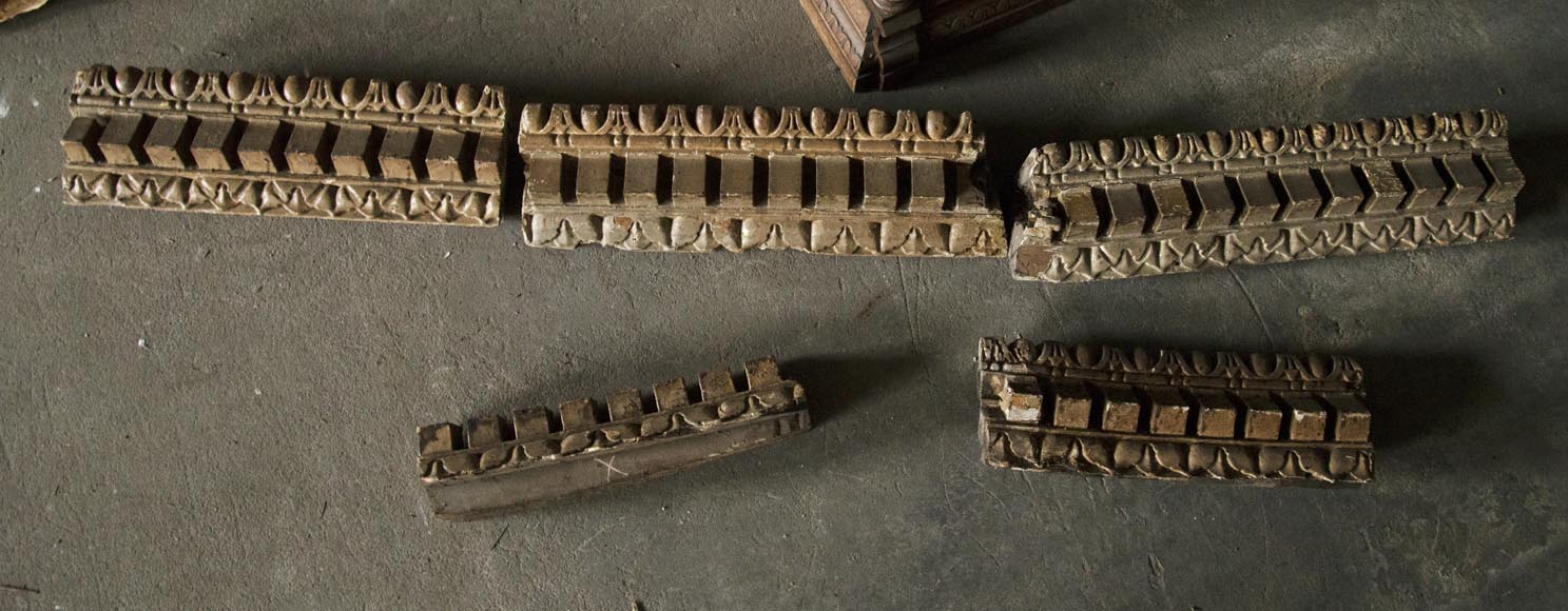 Set of Louis XVI period woodwork elements Set of Louis XVI period woodwork elements-18