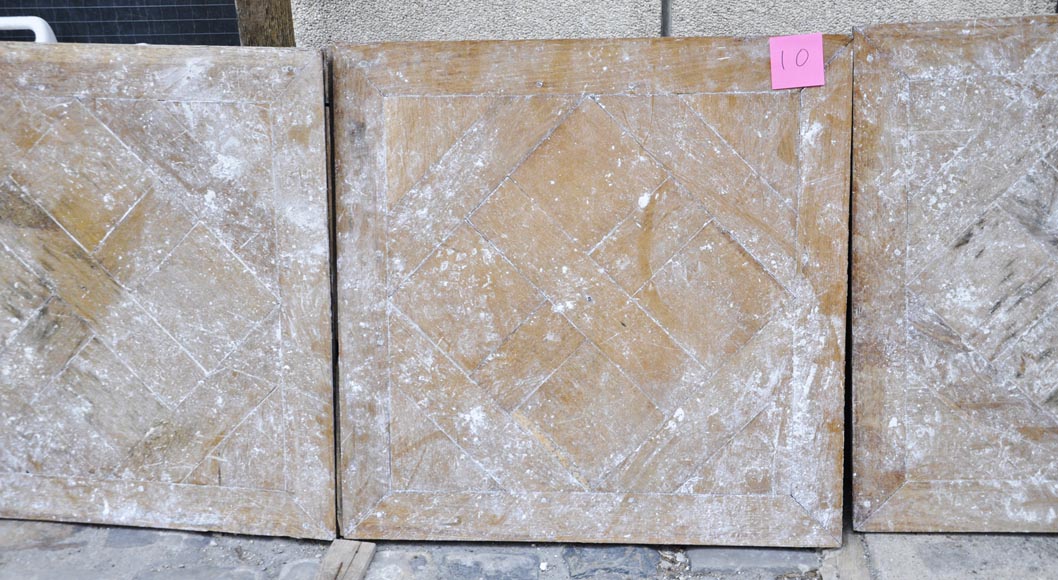 Antique parquet flooring Soubise in oak Antique parquet flooring Soubise in oak-2