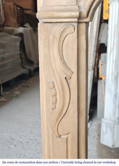 Louis XV period stone mantel Louis XV period stone mantel-4