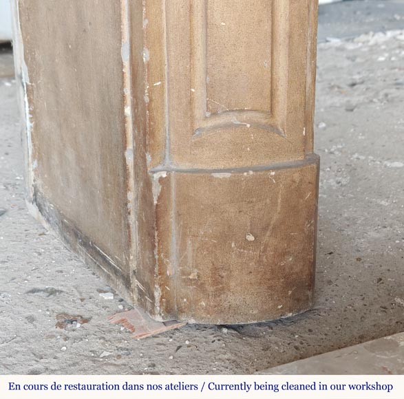 Louis XV period stone mantel Louis XV period stone mantel-5