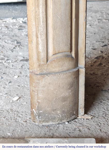 Louis XV period stone mantel Louis XV period stone mantel-8