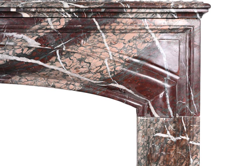 Campan marble fireplace in the Louis XIV style, with bronzes after Clodion Campan marble fireplace in the Louis XIV style, with bronzes after Clodion-11