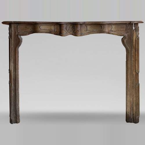 Louis XV period mantel in wood