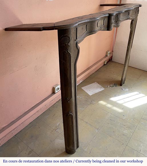 Louis XV period mantel in wood Louis XV period mantel in wood-2
