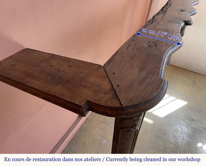 Louis XV period mantel in wood Louis XV period mantel in wood-3