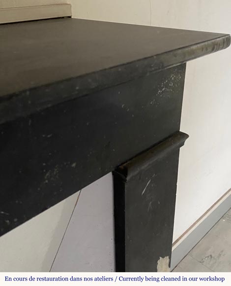 Small mantel in Black marble Small mantel in Black marble-4