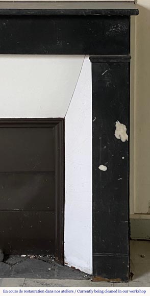 Small mantel in Black marble Small mantel in Black marble-5